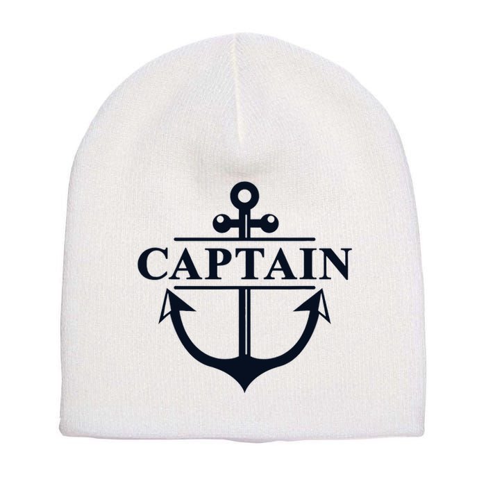 Captain & First Mate Matching Set Pontoon Boat Sailing Short Acrylic Beanie