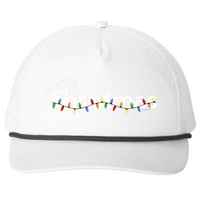 Christmas For Merry Xmas Idea Snapback Five-Panel Rope Hat