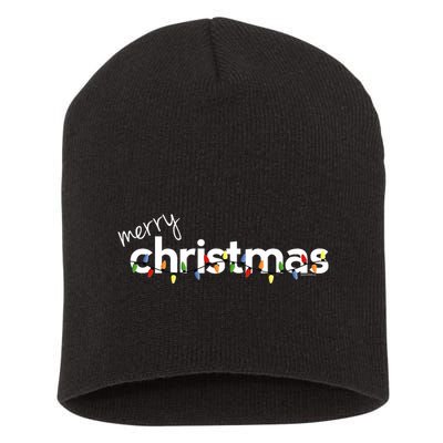 Christmas For Merry Xmas Idea Short Acrylic Beanie