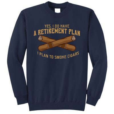 Cigar For Men Cigar Smoker Grandpa Dad Fathers Day Tall Sweatshirt