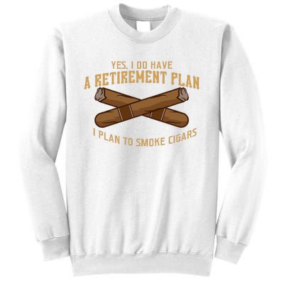 Cigar For Men Cigar Smoker Grandpa Dad Fathers Day Sweatshirt