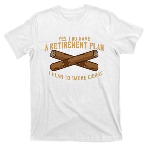 Cigar For Men Cigar Smoker Grandpa Dad Fathers Day T-Shirt