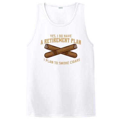 Cigar For Men Cigar Smoker Grandpa Dad Fathers Day PosiCharge Competitor Tank