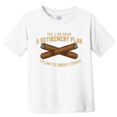 Cigar For Men Cigar Smoker Grandpa Dad Fathers Day Toddler T-Shirt