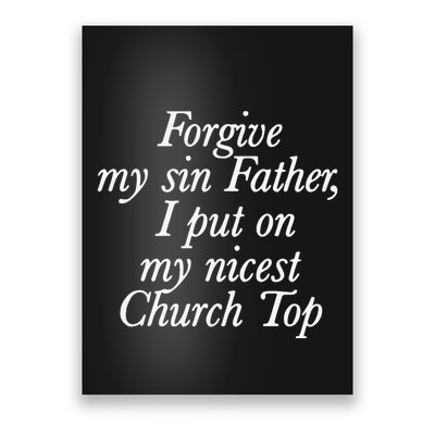 Chaewon Forgive My Sin Father I Put On My Nicest Church Poster