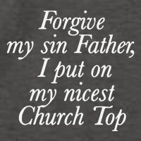 Chaewon Forgive My Sin Father I Put On My Nicest Church Vector Backpack