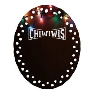 Chiwiwis Funny Mma Fighter Quote For Athletes Fans Coaches Ceramic Oval Ornament