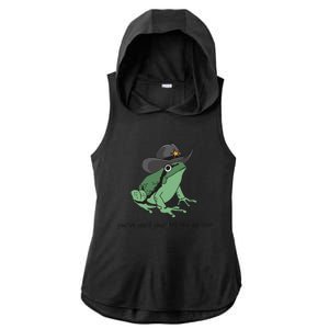 Cowboy Frog Meme You Just Yeed Your Last Haw Ladies PosiCharge Tri-Blend Wicking Draft Hoodie Tank