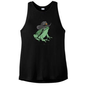 Cowboy Frog Meme You Just Yeed Your Last Haw Ladies PosiCharge Tri-Blend Wicking Tank