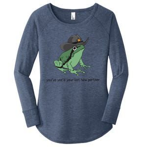 Cowboy Frog Meme You Just Yeed Your Last Haw Women's Perfect Tri Tunic Long Sleeve Shirt