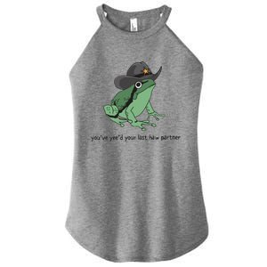 Cowboy Frog Meme You Just Yeed Your Last Haw Women's Perfect Tri Rocker Tank