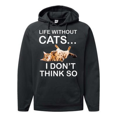 Ca For MenWomen Funny Ca For Cat DadMom Performance Fleece Hoodie