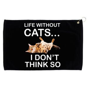 Ca For MenWomen Funny Ca For Cat DadMom Grommeted Golf Towel