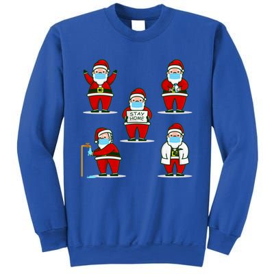 Christmas Face Mask Dr Santa Claus Doctor Hospital Gift Sweatshirt