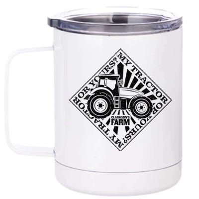 ClarksonS Farm My Tractor Or Yours 12 oz Stainless Steel Tumbler Cup