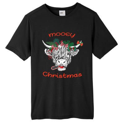 Cow Farmer Mooey Christmas Tall Fusion ChromaSoft Performance T-Shirt