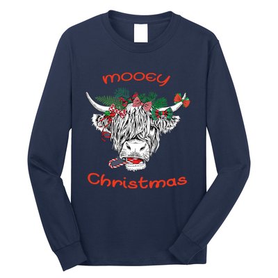 Cow Farmer Mooey Christmas Long Sleeve Shirt