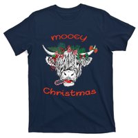 Cow Farmer Mooey Christmas T-Shirt