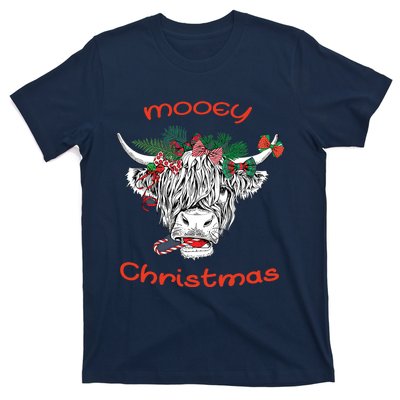 Cow Farmer Mooey Christmas T-Shirt