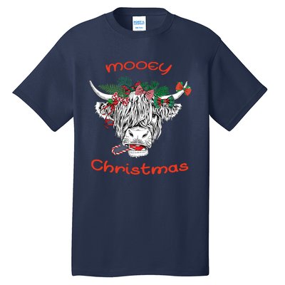 Cow Farmer Mooey Christmas Tall T-Shirt