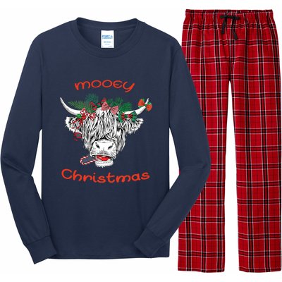 Cow Farmer Mooey Christmas Long Sleeve Pajama Set