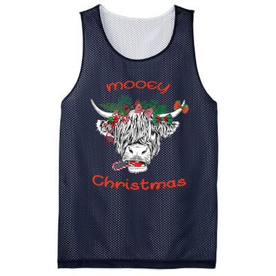 Cow Farmer Mooey Christmas Mesh Reversible Basketball Jersey Tank