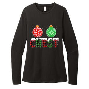 ChestNuts Funny Matching Chestnuts Christmas Couples Chest Womens CVC Long Sleeve Shirt