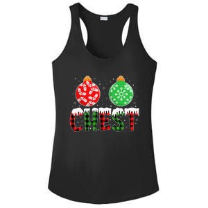 ChestNuts Funny Matching Chestnuts Christmas Couples Chest Ladies PosiCharge Competitor Racerback Tank