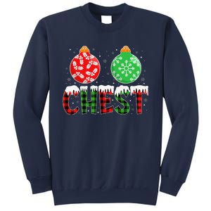 ChestNuts Funny Matching Chestnuts Christmas Couples Chest Sweatshirt