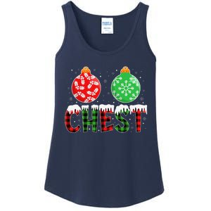 ChestNuts Funny Matching Chestnuts Christmas Couples Chest Ladies Essential Tank