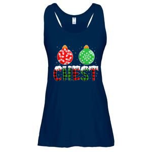 ChestNuts Funny Matching Chestnuts Christmas Couples Chest Ladies Essential Flowy Tank