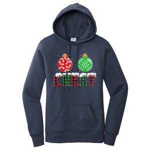 ChestNuts Funny Matching Chestnuts Christmas Couples Chest Women's Pullover Hoodie