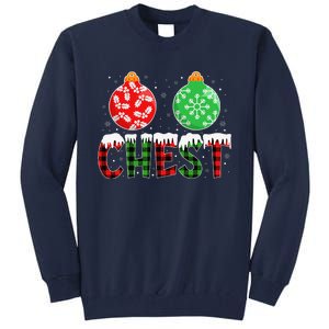 ChestNuts Funny Matching Chestnuts Christmas Couples Chest Tall Sweatshirt