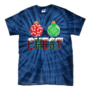 ChestNuts Funny Matching Chestnuts Christmas Couples Chest Tie-Dye T-Shirt