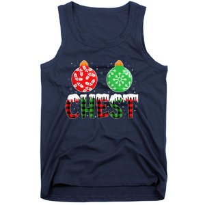 ChestNuts Funny Matching Chestnuts Christmas Couples Chest Tank Top