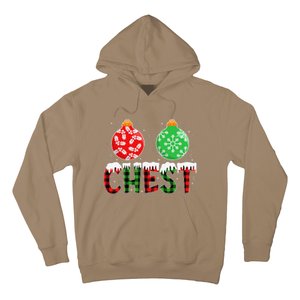 ChestNuts Funny Matching Chestnuts Christmas Couples Chest Hoodie