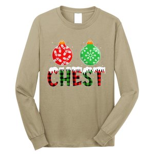 ChestNuts Funny Matching Chestnuts Christmas Couples Chest Long Sleeve Shirt