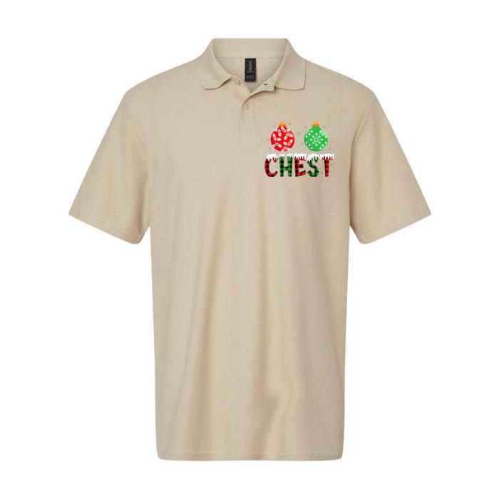 ChestNuts Funny Matching Chestnuts Christmas Couples Chest Softstyle Adult Sport Polo