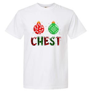 ChestNuts Funny Matching Chestnuts Christmas Couples Chest Garment-Dyed Heavyweight T-Shirt