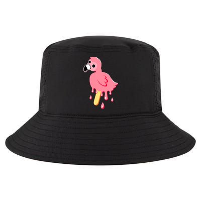 Cute Flamingo Merch Mrflimflam Bird Popsicle Ice Cream Day Gift Cool Comfort Performance Bucket Hat