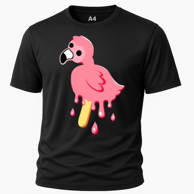 Cute Flamingo Merch Mrflimflam Bird Popsicle Ice Cream Day Gift Performance Shirt