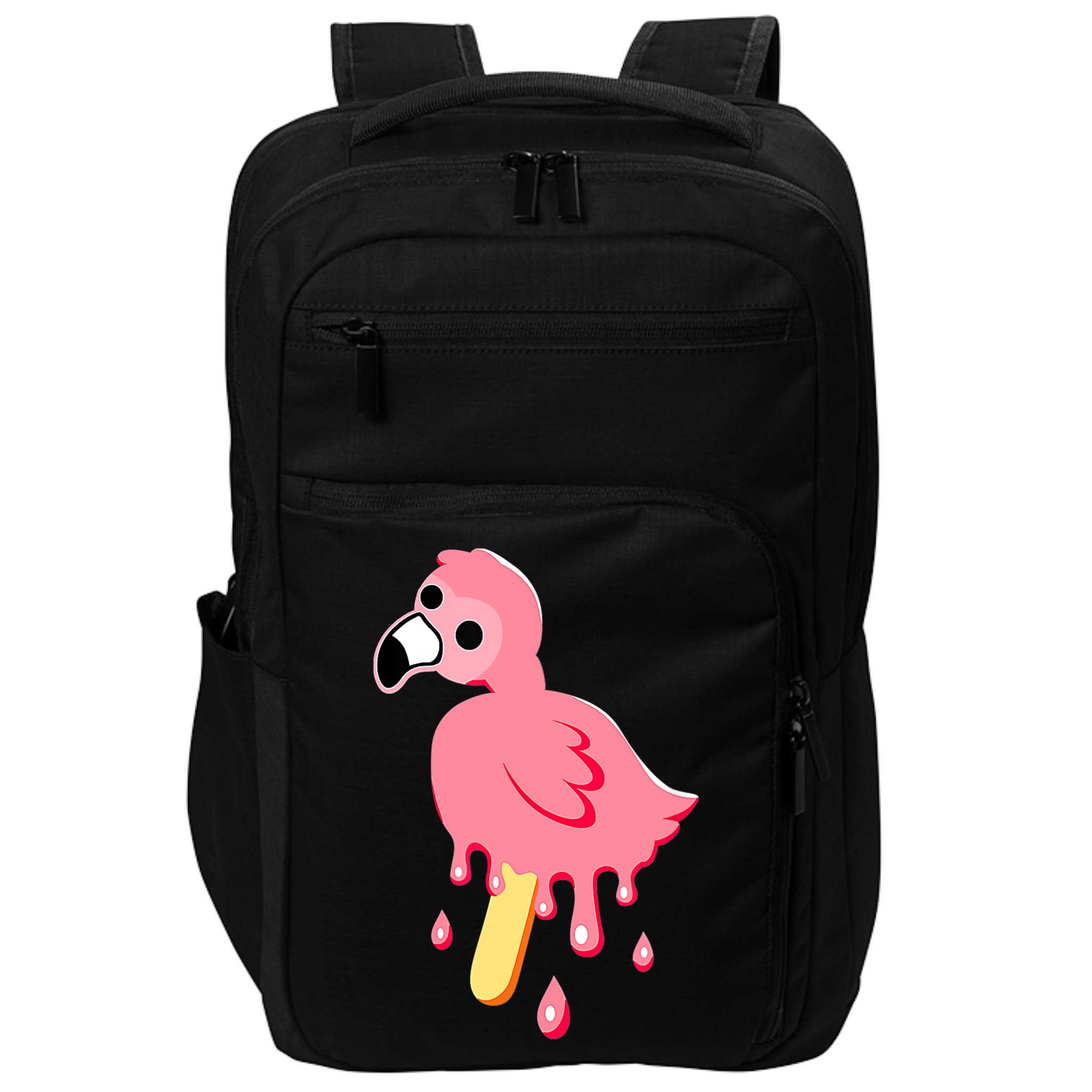 Cute Flamingo Merch Mrflimflam Bird Popsicle Ice Cream Day Gift Impact Tech Backpack
