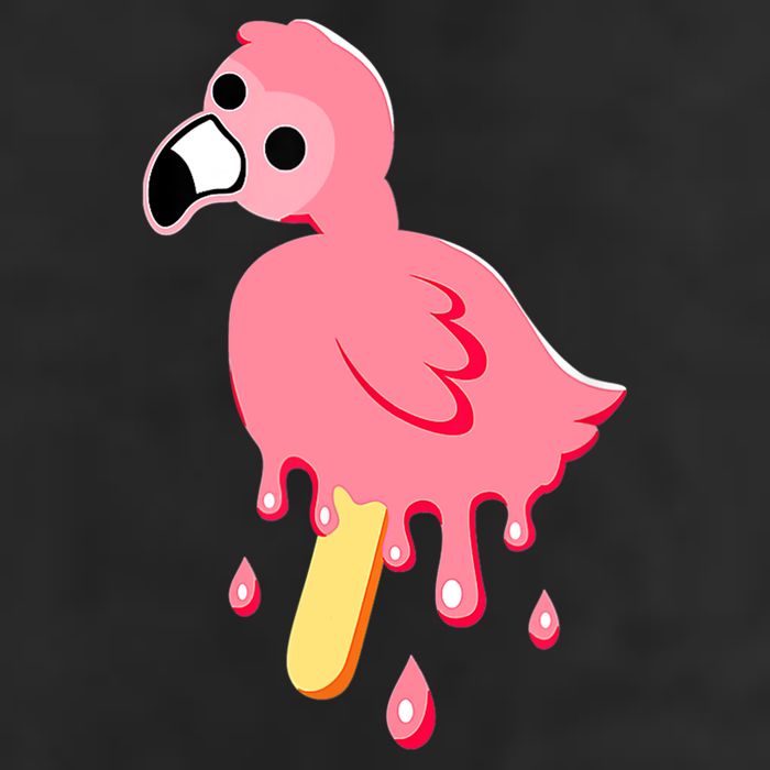 Cute Flamingo Merch Mrflimflam Bird Popsicle Ice Cream Day Gift Adult Drive Performance Visor