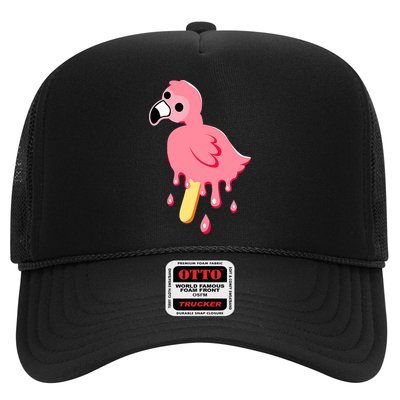 Cute Flamingo Merch Mrflimflam Bird Popsicle Ice Cream Day Gift Trucker Hat