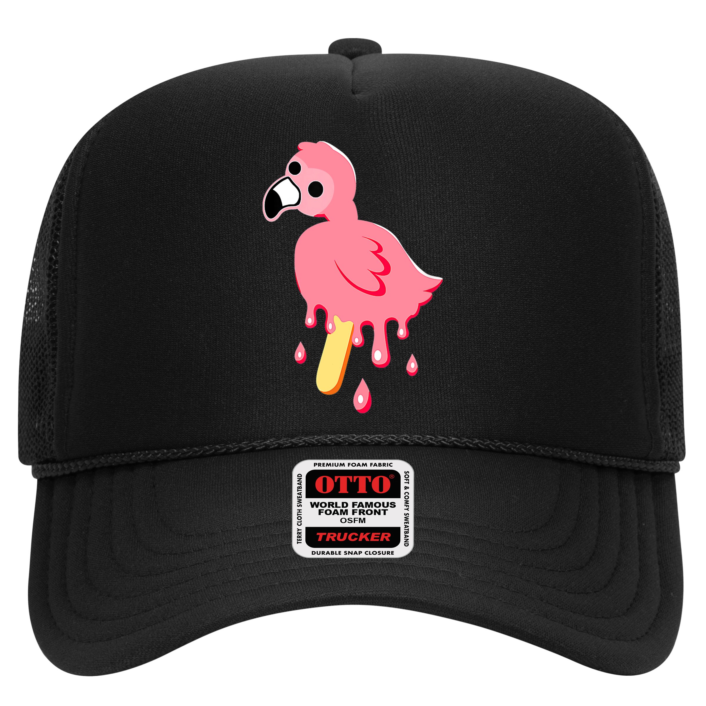 Cute Flamingo Merch Mrflimflam Bird Popsicle Ice Cream Day Gift Hat