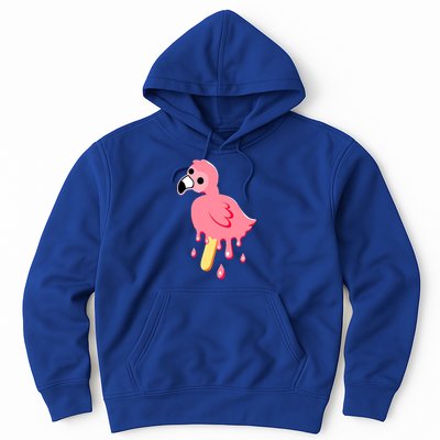 Cute Flamingo Merch Mrflimflam Bird Popsicle Ice Cream Day Gift Hoodie