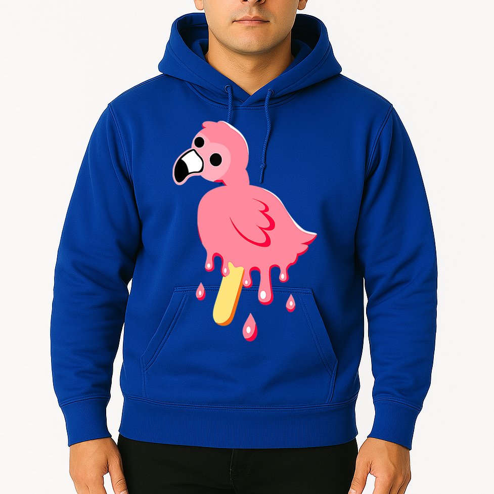 Cute Flamingo Merch Mrflimflam Bird Popsicle Ice Cream Day Gift Hoodie