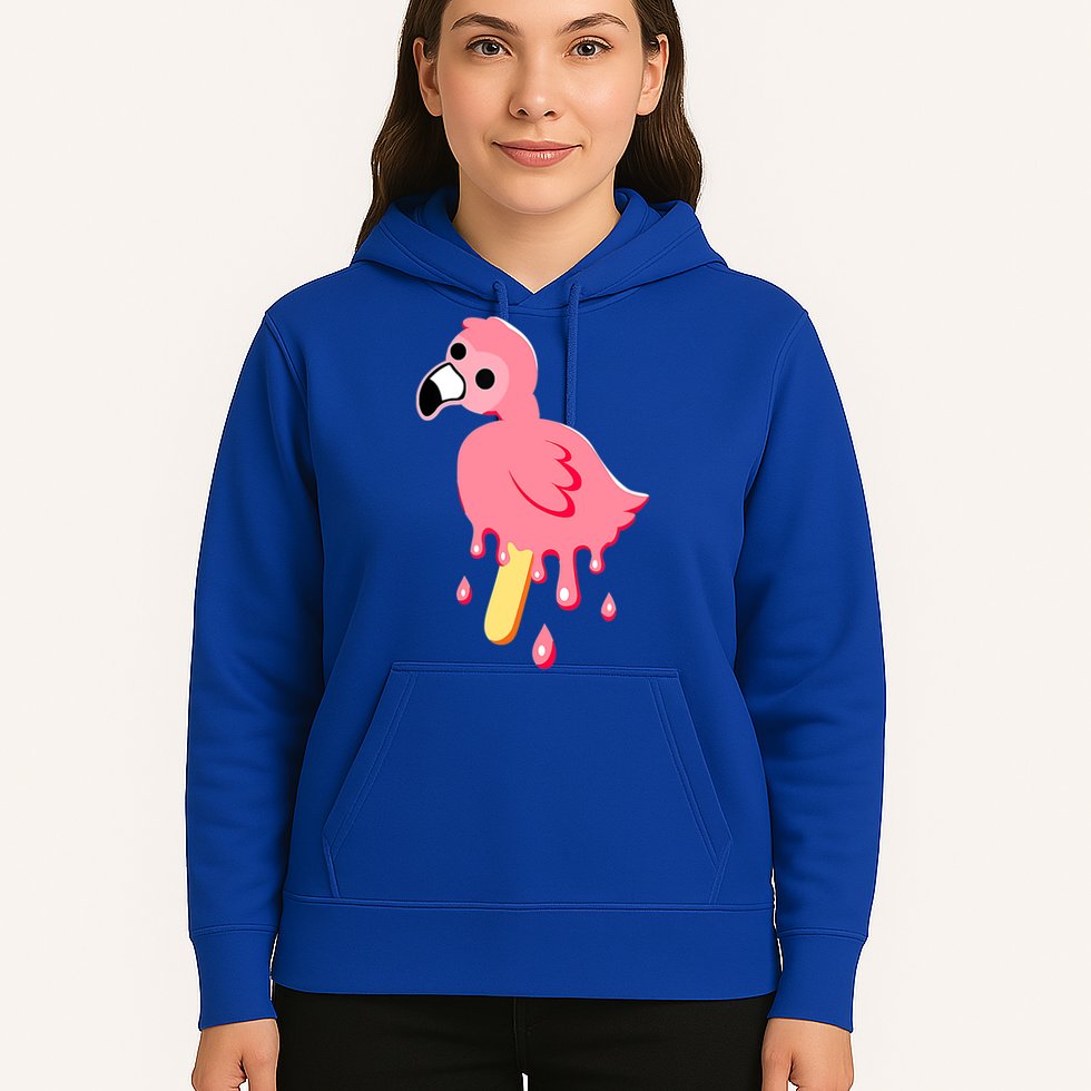 Cute Flamingo Merch Mrflimflam Bird Popsicle Ice Cream Day Gift Hoodie