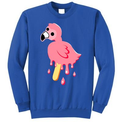 Cute Flamingo Merch Mrflimflam Bird Popsicle Ice Cream Day Gift Sweatshirt