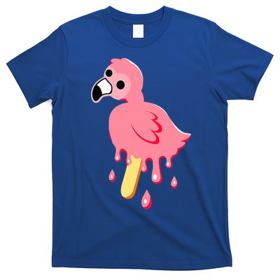 Cute Flamingo Merch Mrflimflam Bird Popsicle Ice Cream Day Gift T-Shirt